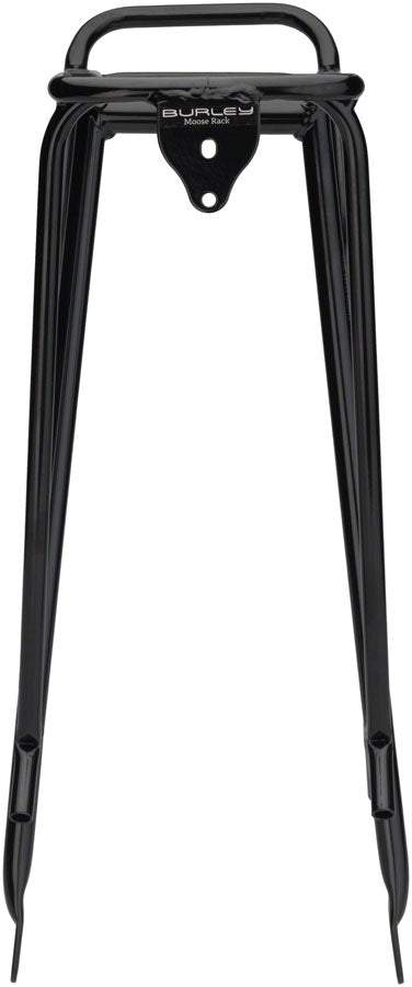 Load image into Gallery viewer, Burley Moose Trailercycle Rack with Light Bracket: Black