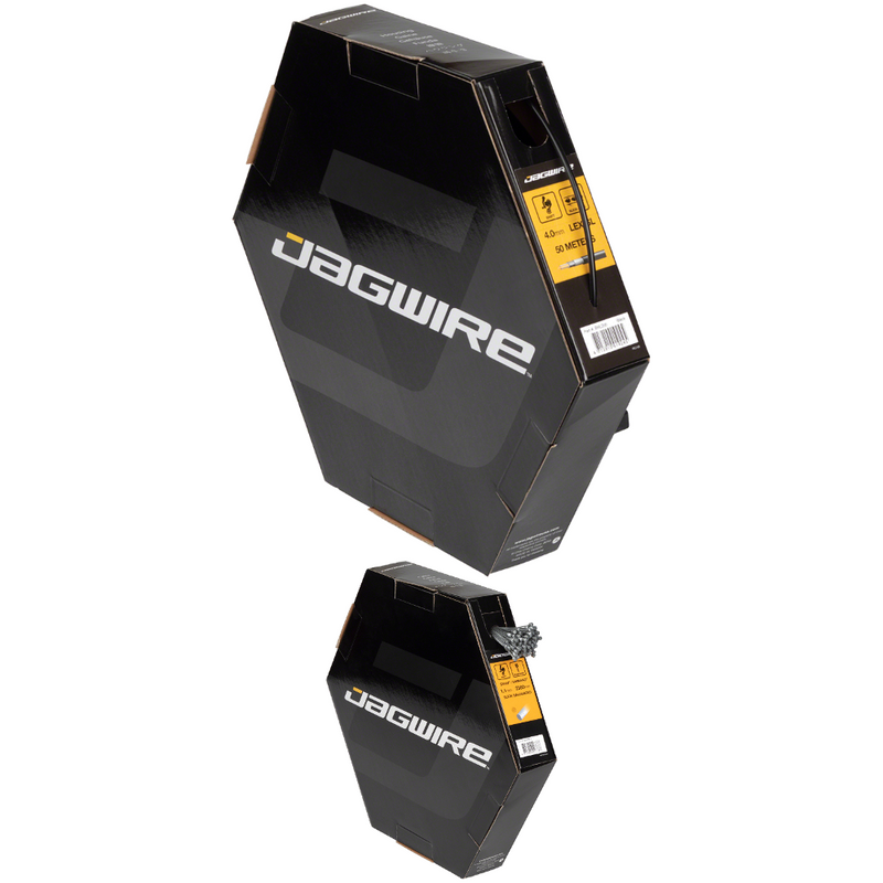 Load image into Gallery viewer, Jagwire Cycling Gear Bundle: 4mm Slick-Lube Derailleur Housing & 2300mm Galvanized Shift Cables for Smooth Gear Shifting