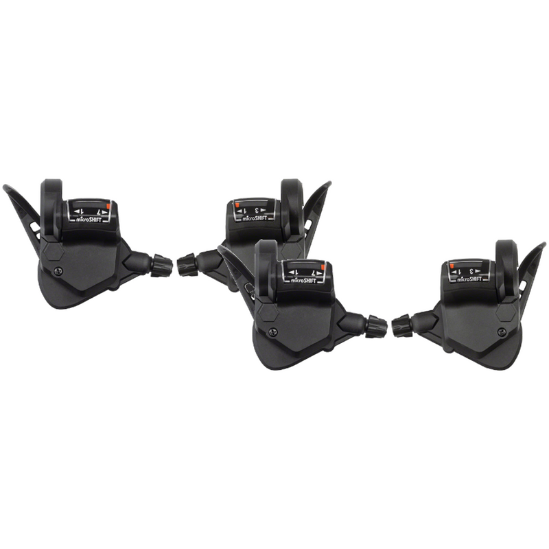 Load image into Gallery viewer, microSHIFT-Shifter-Set-BUND3377-Bicycle-Shifters-Flat-Bar-Pair
