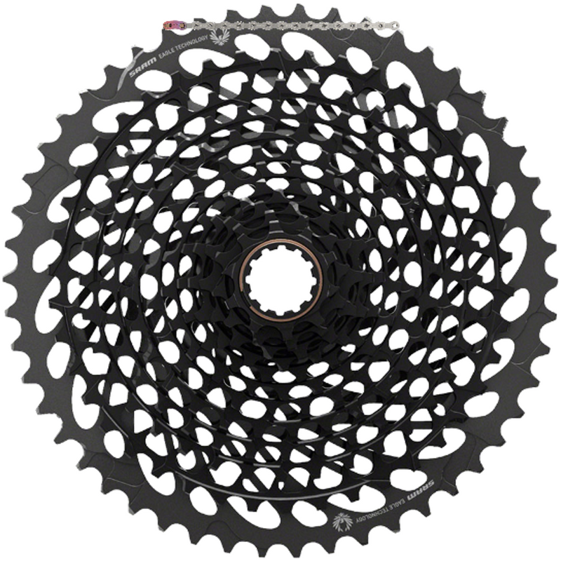 Load image into Gallery viewer, SRAM X01 Eagle 12-Speed E-MTB Chain & XG-1295 Cassette, Titanium Nitride, XD Drive, Black