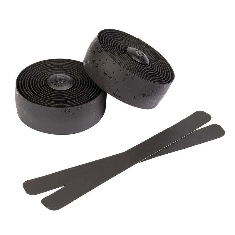 Load image into Gallery viewer, Burgh Classic Bar Tape, Hieroglyph Stealth, Black