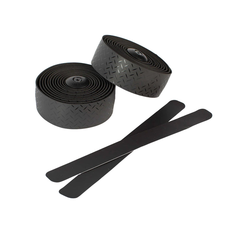 Load image into Gallery viewer, Burgh Classic Bar Tape, Checkerplate Stealth, Black