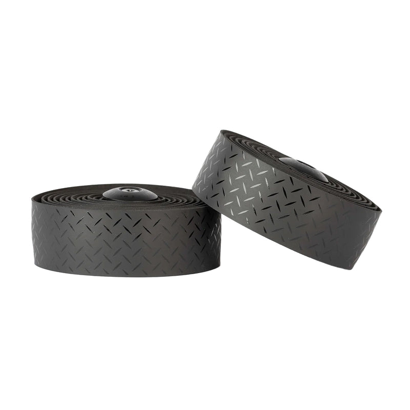 Load image into Gallery viewer, Burgh-Classic-Checkerplate-Handlebar-Tape-Black-BRTP0772-Road-Bar-Tape