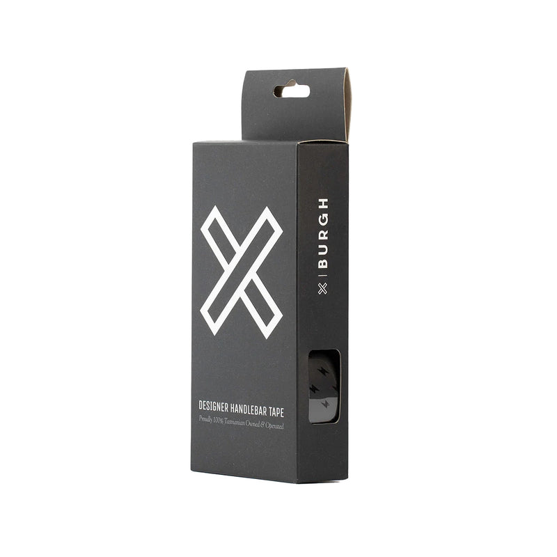 Load image into Gallery viewer, Burgh Classic Bar Tape, Lightning Stealth, Black