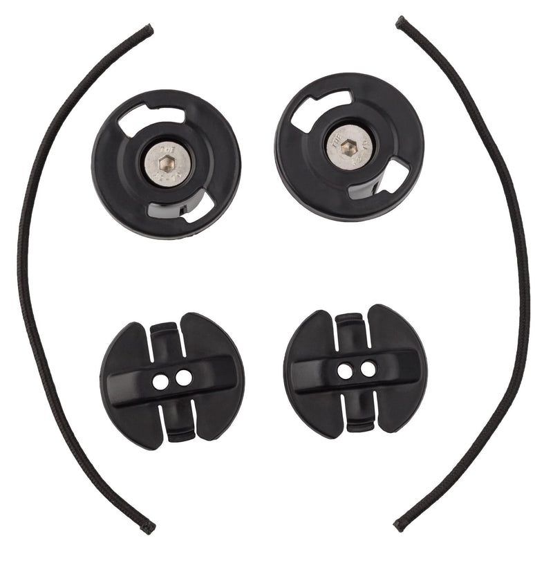 Load image into Gallery viewer, Wolf Tooth Singletrack Pogie Bar Plug Set | Quick-Install, 1 - 4 Turn Locking System for Flat Bars, Durable Impact-Resistant Polymer, Compatible with Wolf Tooth Pogies