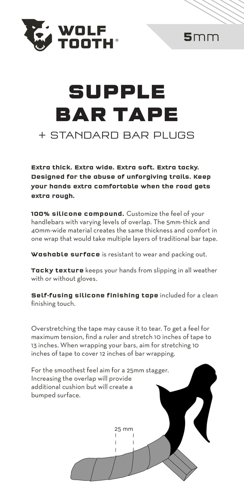 Load image into Gallery viewer, Wolf Tooth Supple Bar Tape - Orange Extra Thick, Wide, Soft, And Tacky