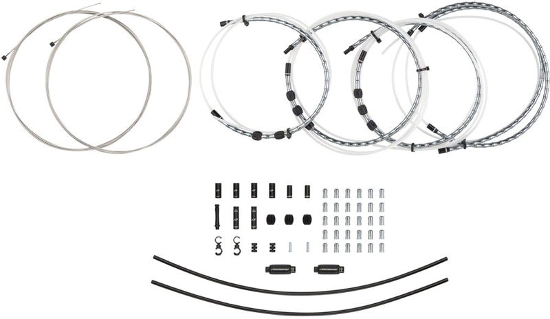 Load image into Gallery viewer, Jagwire 2x Elite Link Shift Cable Kit SRAM/Shimano UltraSlick Cables Ltd. Gray