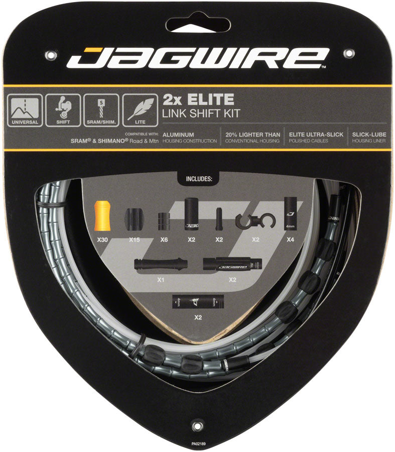 Load image into Gallery viewer, Jagwire-2x-Elite-Link-Shift-Cable-Kit-Shift-Cable-and-Housing-Sets-Bicycle-Shift-Cable-and-Housing-Sets