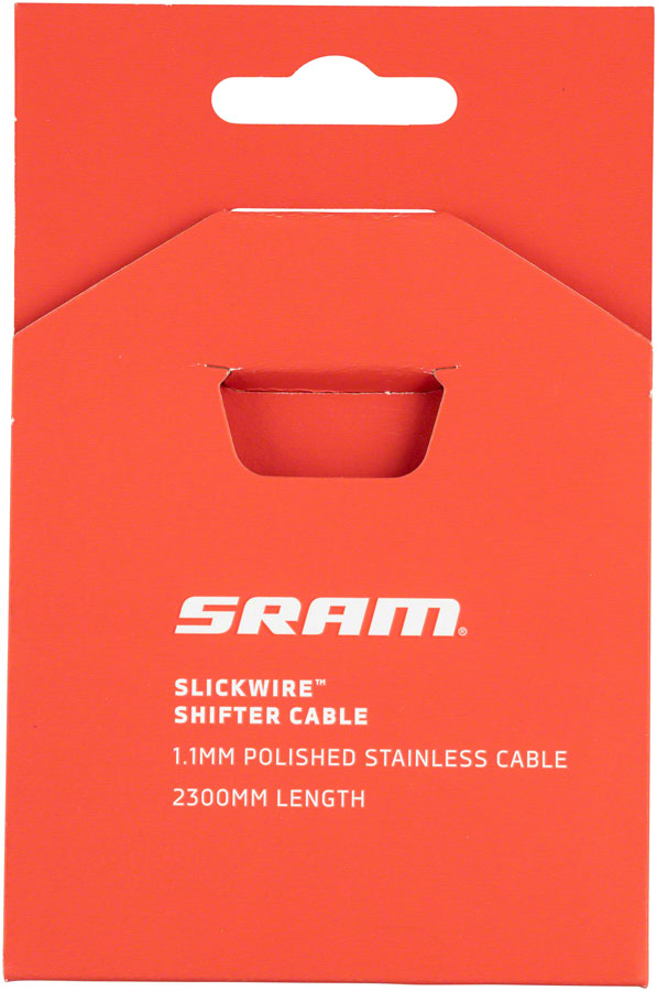 Load image into Gallery viewer, SRAM SlickWire Shift Cable - 1.1mm, 2300mm Length, Silver