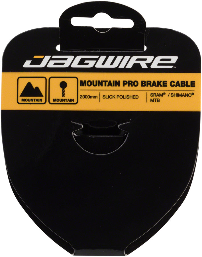Load image into Gallery viewer, Jagwire Pro Brake Cable 1.5x2000mm Pro Polished Slick Stainless SRAM/Shimano MTB