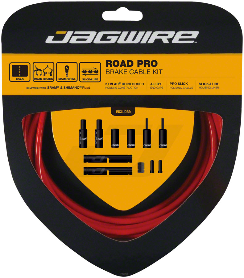 Load image into Gallery viewer, Jagwire-Pro-Polished-Road-Brake-Kit-Brake-Cable-and-Housing-Sets-CA2372