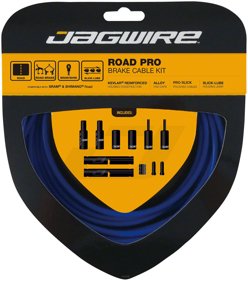 Load image into Gallery viewer, Jagwire-Pro-Polished-Road-Brake-Kit-Brake-Cable-and-Housing-Sets-CA2373