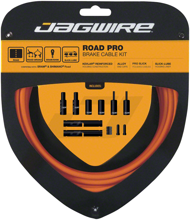 Load image into Gallery viewer, Jagwire-Pro-Polished-Road-Brake-Kit-Brake-Cable-and-Housing-Sets-CA2374