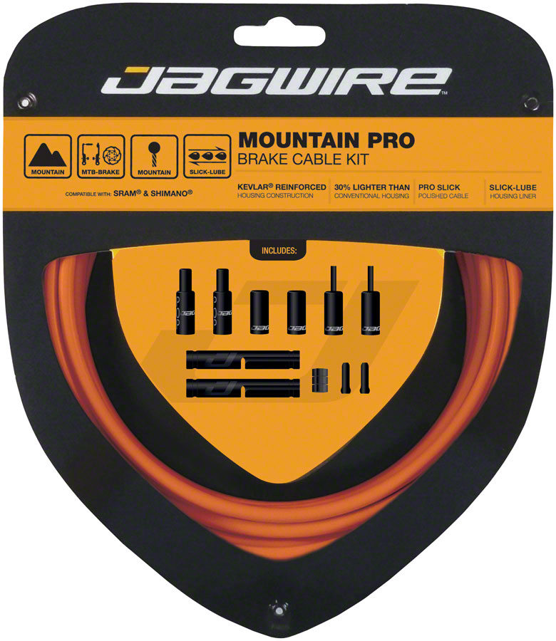 Load image into Gallery viewer, Jagwire-Pro-Polished-Mountain-Brake-Kit-Brake-Cable-and-Housing-Sets-CA2384