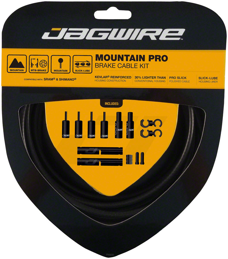 Load image into Gallery viewer, Jagwire-Pro-Polished-Mountain-Brake-Kit-Brake-Cable-and-Housing-Sets-CA2387