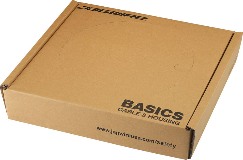 Load image into Gallery viewer, Jagwire 5mm Basics Brake Housing 200M Shop Box with End Caps, Black