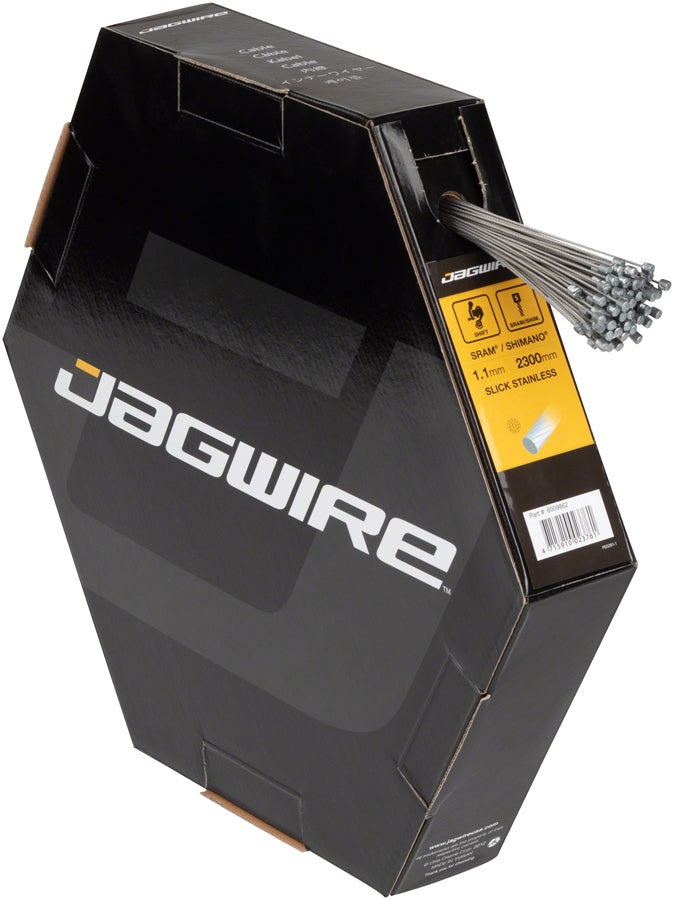 Load image into Gallery viewer, Pack of 2 Jagwire Sport Shift Cable - 1.1 x 2300mm, Slick Stainless Steel