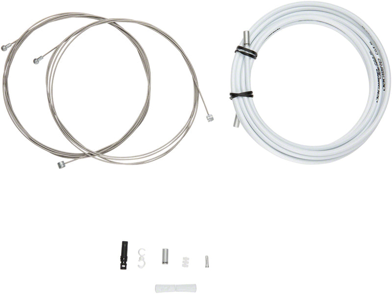 Load image into Gallery viewer, Jagwire Universal Sport Brake XL Kit White Bicycle Brake Cable & Housing Set