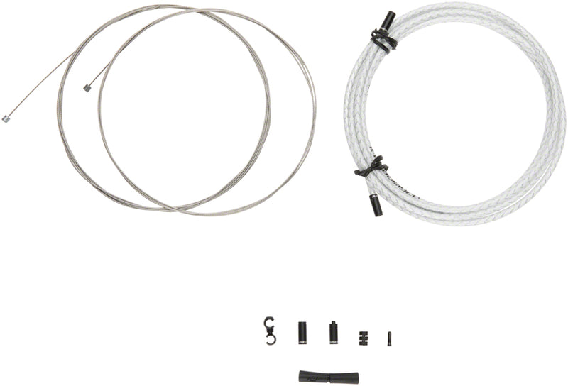 Load image into Gallery viewer, Jagwire 2x Sport Shift Cable Kit SRAM/Shimano, Braided White