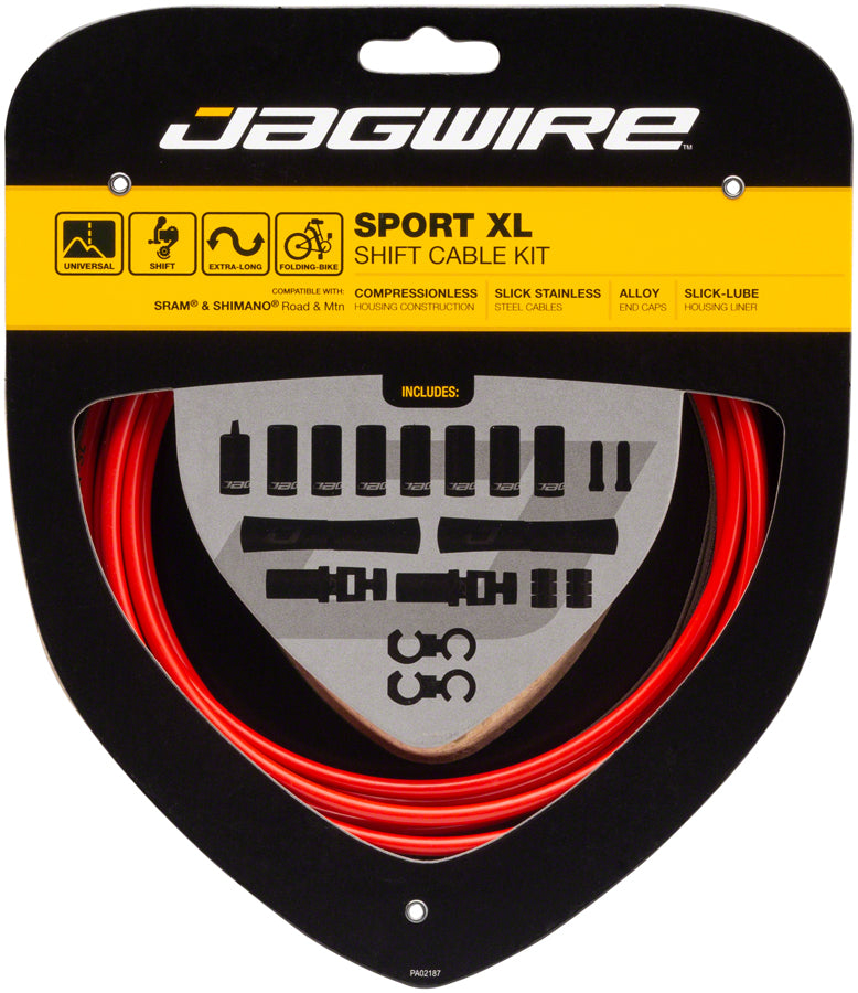 Load image into Gallery viewer, Jagwire-Sport-XL-Shift-Cable-Kit-Shift-Cable-and-Housing-Sets-Bicycle-Shift-Cable-and-Housing-Sets