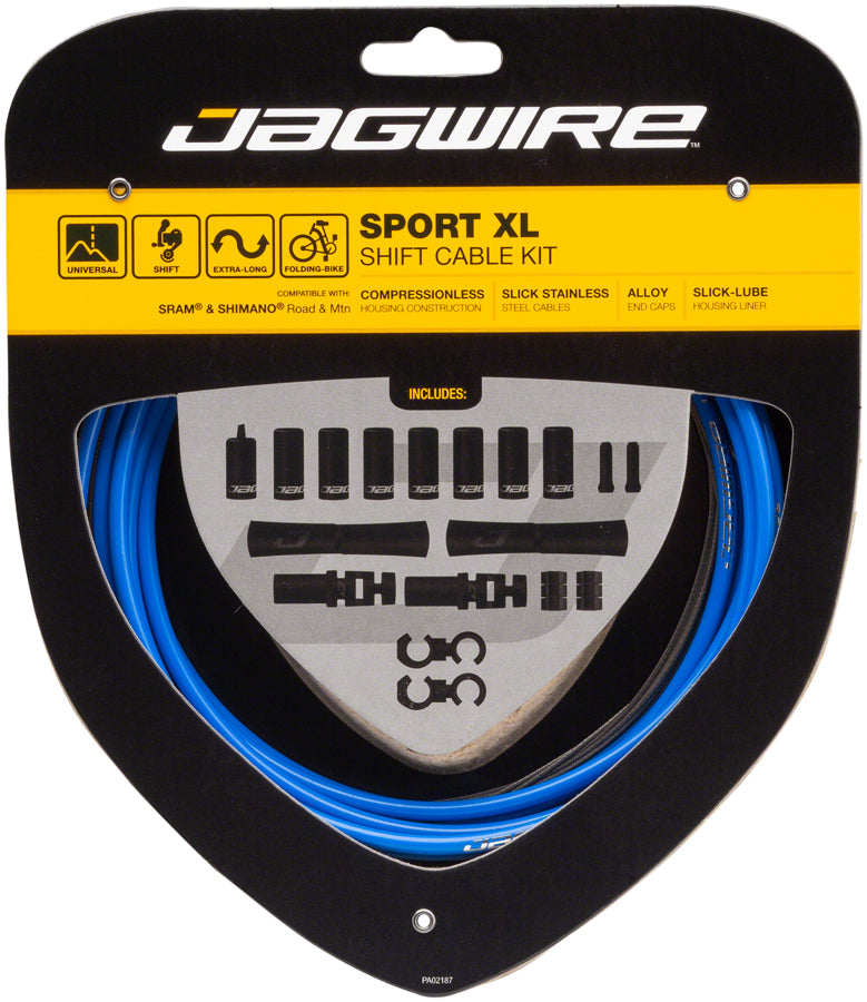 Load image into Gallery viewer, Jagwire-Sport-XL-Shift-Cable-Kit-Shift-Cable-and-Housing-Sets-Bicycle-Shift-Cable-and-Housing-Sets