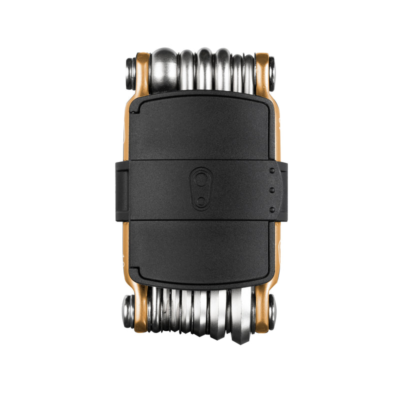 Load image into Gallery viewer, Crank Brothers Multi 13 Tool - Gold Integrated Tire Plug Tool Included