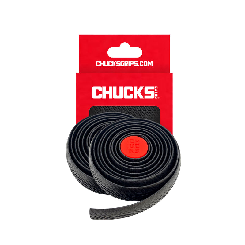 Load image into Gallery viewer, Chucks-Grips-Silicone-Handlebar-Tape-Black-BRTP0741-Road-Bar-Tape