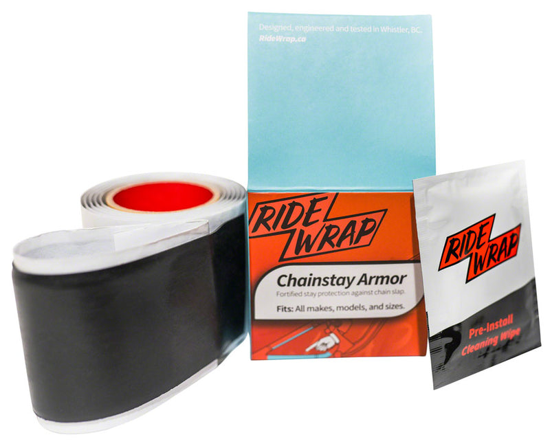 Load image into Gallery viewer, RideWrap Chainstay Armor - Matte Black