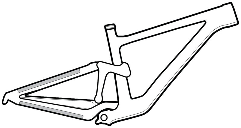 Load image into Gallery viewer, Lizard Skins Clear Protective Frame Wrap - Small