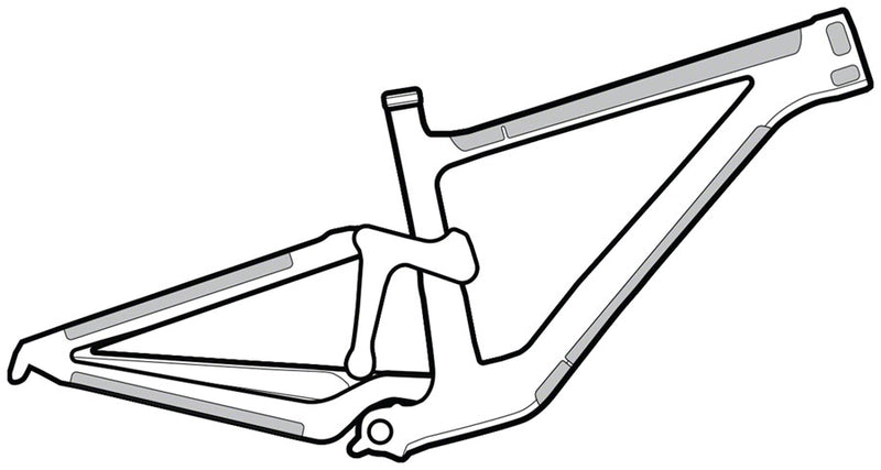 Load image into Gallery viewer, Lizard Skins Clear Protective Frame Wrap - Frame Kit