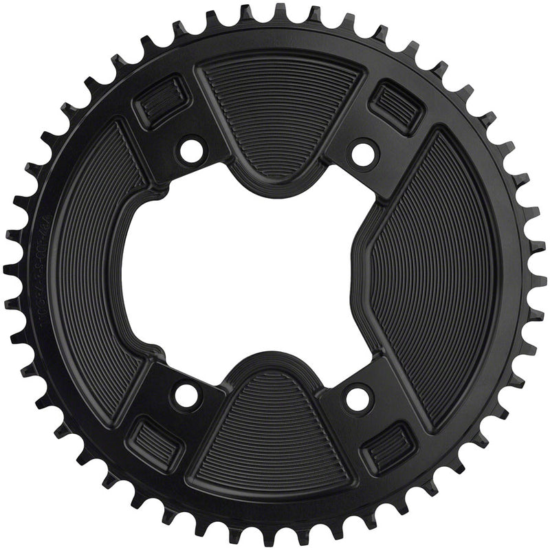 Load image into Gallery viewer, Wolf Tooth Aero 110 Asymmetric BCD Chainring - 46t, 110 Asymmetric BCD, 4-Bolt, Drop-Stop ST, For Shimano GRX 800