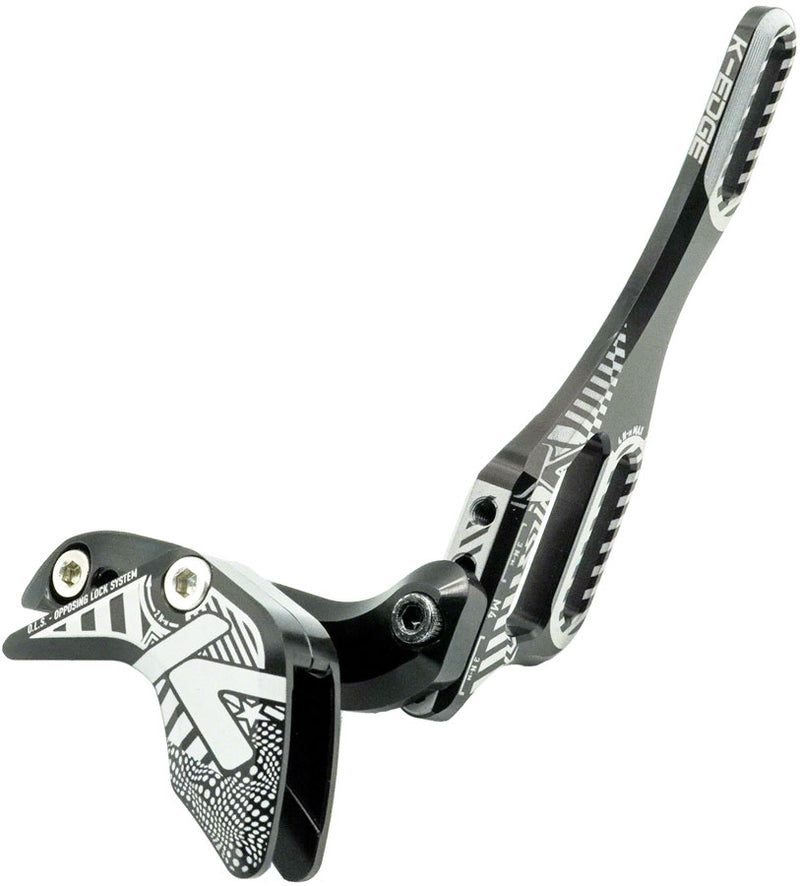 Load image into Gallery viewer, K-EDGE 1x Race W Chain Guide - For Single Chainring, Water Bottle Attachment Point, Black/White