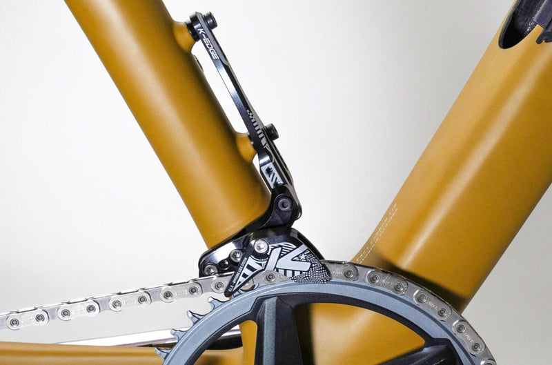 Load image into Gallery viewer, K-EDGE 1x Race W Chain Guide - For Single Chainring, Water Bottle Attachment Point, Black/White