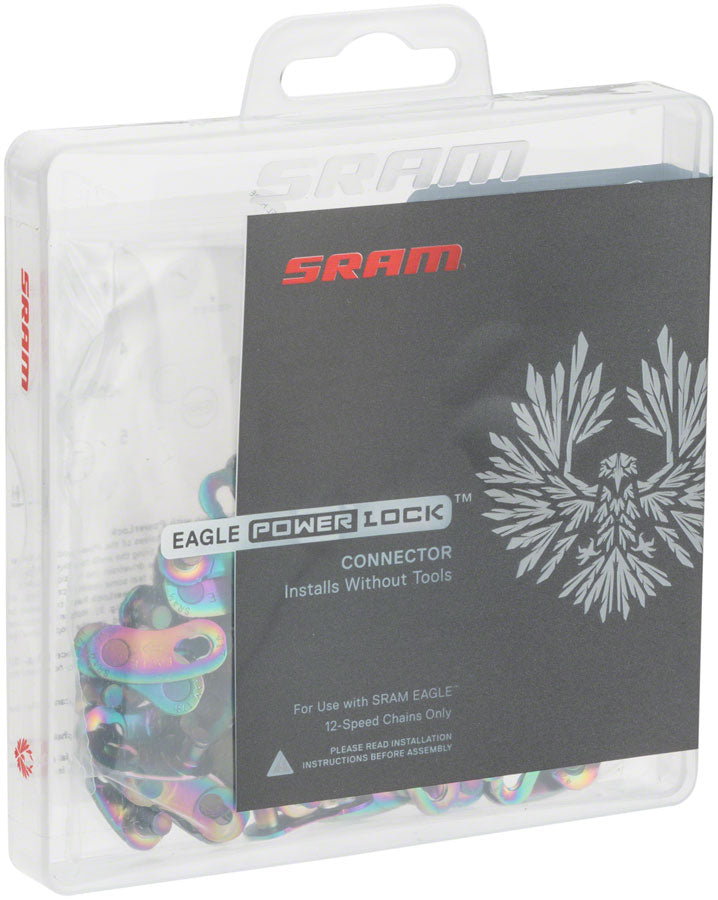 Load image into Gallery viewer, SRAM Eagle PowerLock for 12-speed, Rainbow, Bulk 50 Pack