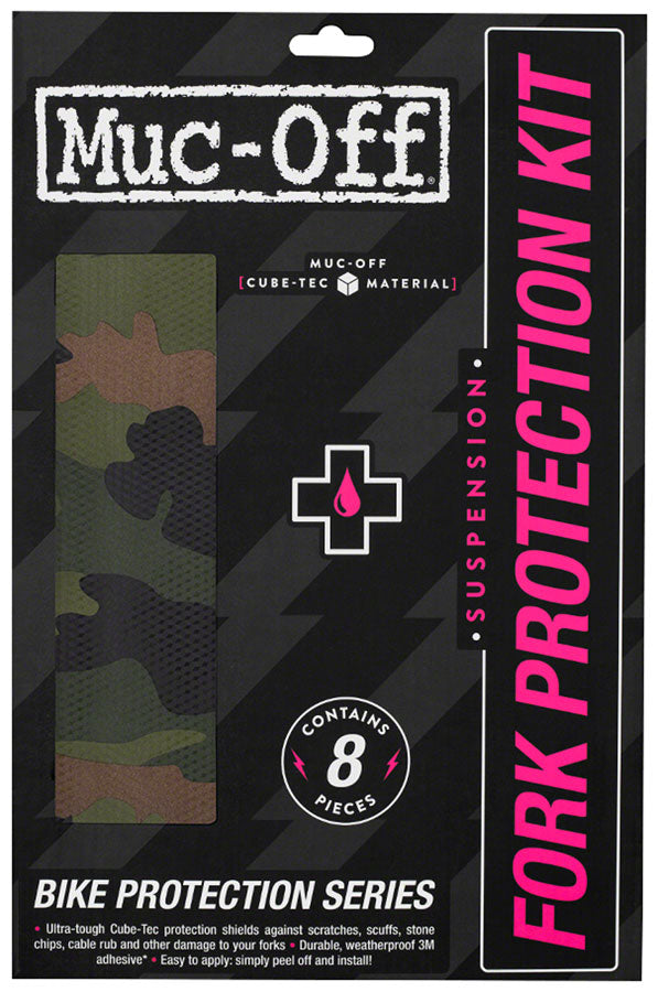 Load image into Gallery viewer, Muc-Off Fork Protection Kit - 8-Piece Kit, Camo