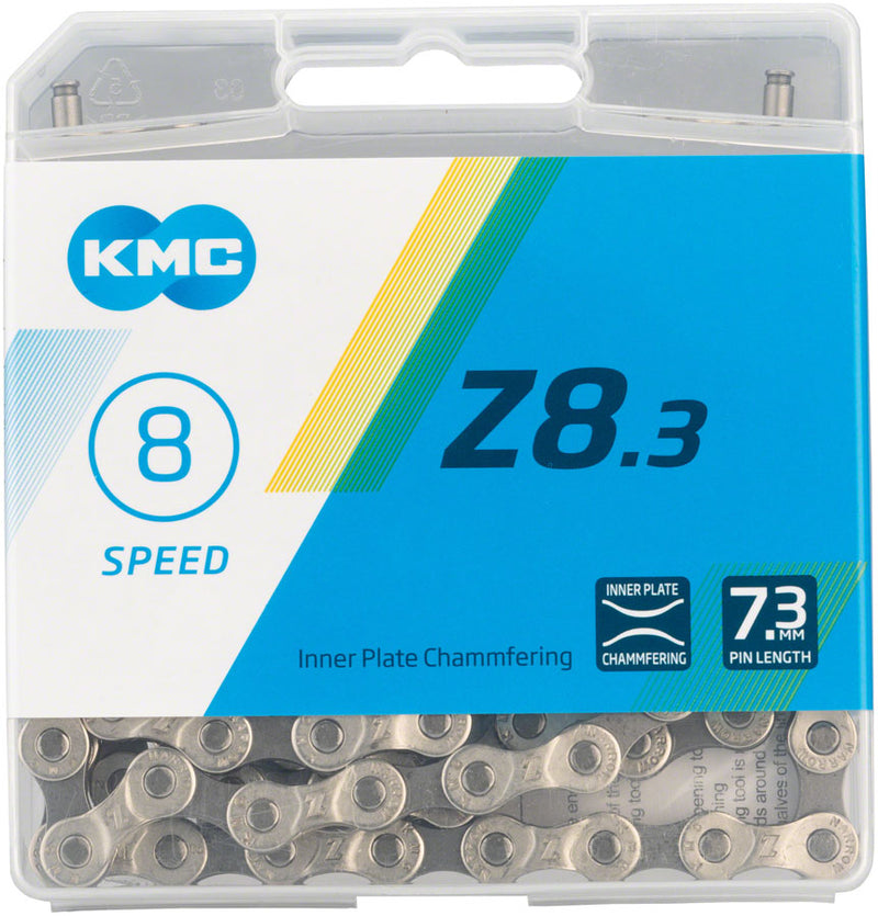 Load image into Gallery viewer, KMC Z8.3 Chain - 8-Speed, 116 Links, Gray