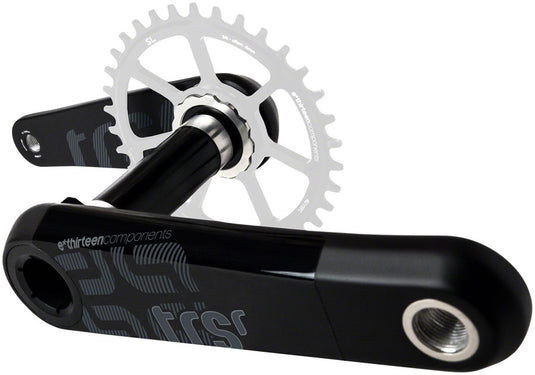 e*thirteen TRS Race Carbon Crankset - 165mm, 73mm, 30mm Spindle with e*thirteen P3 Connect Interface, Black