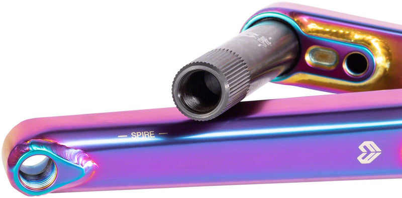 Load image into Gallery viewer, Eclat Spire 2-Piece Crankset - 160mm, RHD/LHD, 22mm Spindle, Satin Oilslick