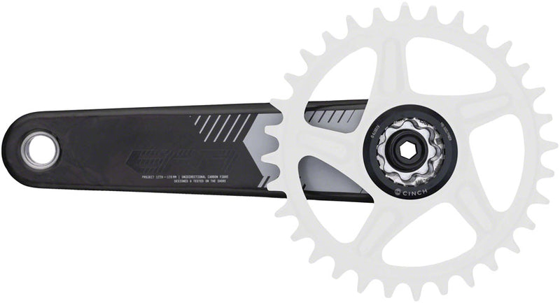 Load image into Gallery viewer, RaceFace Era Crankset - 160mm, Direct Mount, 136mm Spindle with CINCH Interface, Carbon, Black