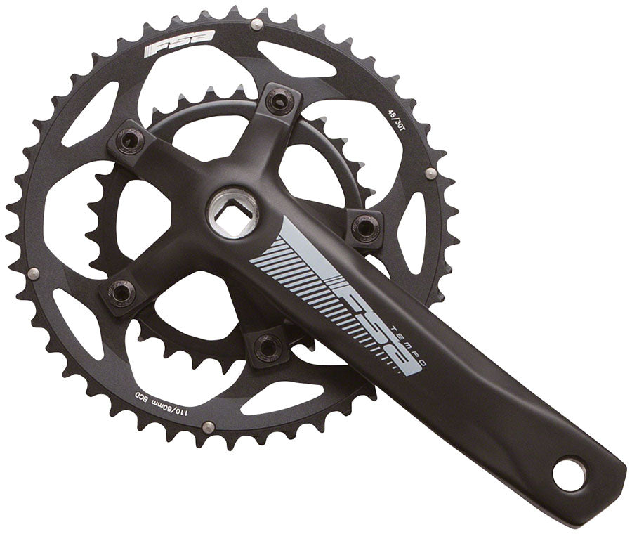 Full Speed Ahead Tempo 165mm Aluminum Gravel Crankset with 46/30T