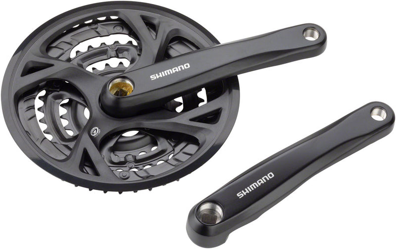 Load image into Gallery viewer, Shimano Acera FC-M371-L Crankset 175mm 9-Speed 48/36/26t Riveted| Black