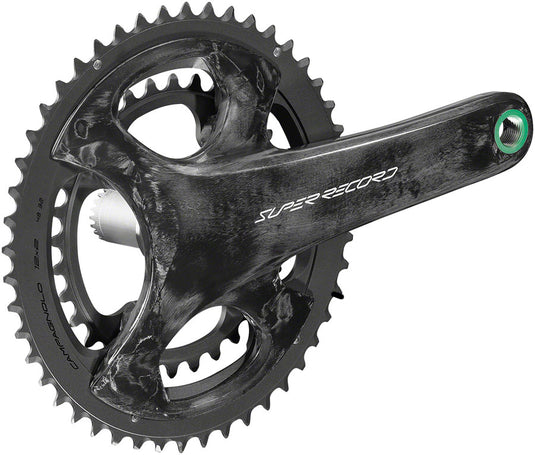 Campagnolo Super Record Wireless Crankset - 165mm, 12-Speed, 50/34t, Campy 121/88 Asym BCD, Ultra Torque Spindle, Carbon