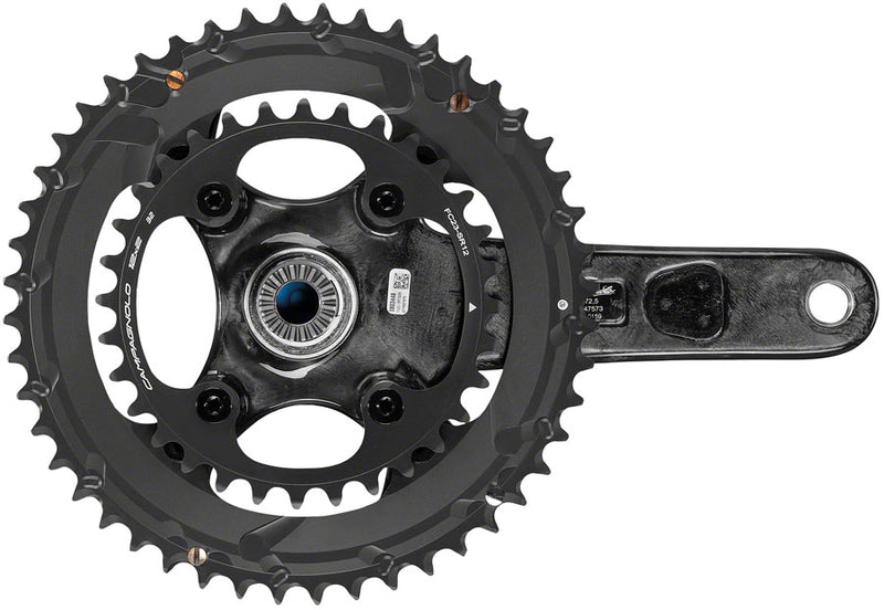 Load image into Gallery viewer, Campagnolo Super Record Wireless Crankset - 165mm, 12-Speed, 50/34t, Campy 121/88 Asym BCD, Ultra Torque Spindle, Carbon
