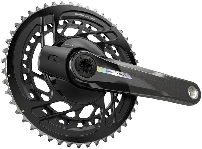 Load image into Gallery viewer, SRAM Force AXS Power Meter Crankset - 175mm, 2x 12-Speed, 46/33t, Direct Mount, DUB Spindle Interface, Iridescent Gray,