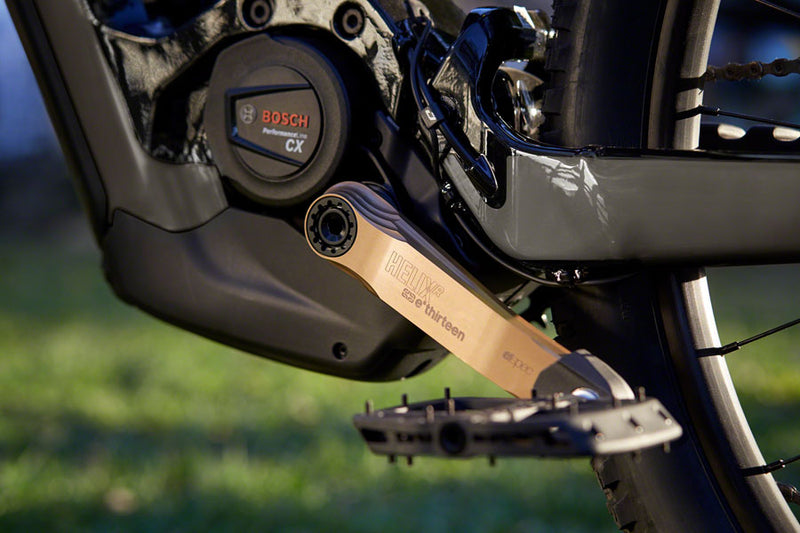 Load image into Gallery viewer, e*thirteen Helix Race Alloy e*spec Crank Arm Set - BOSCH Gen4-Brose S Mag-TQ HPR50, 26.5mm Offset, 155mm, with Self