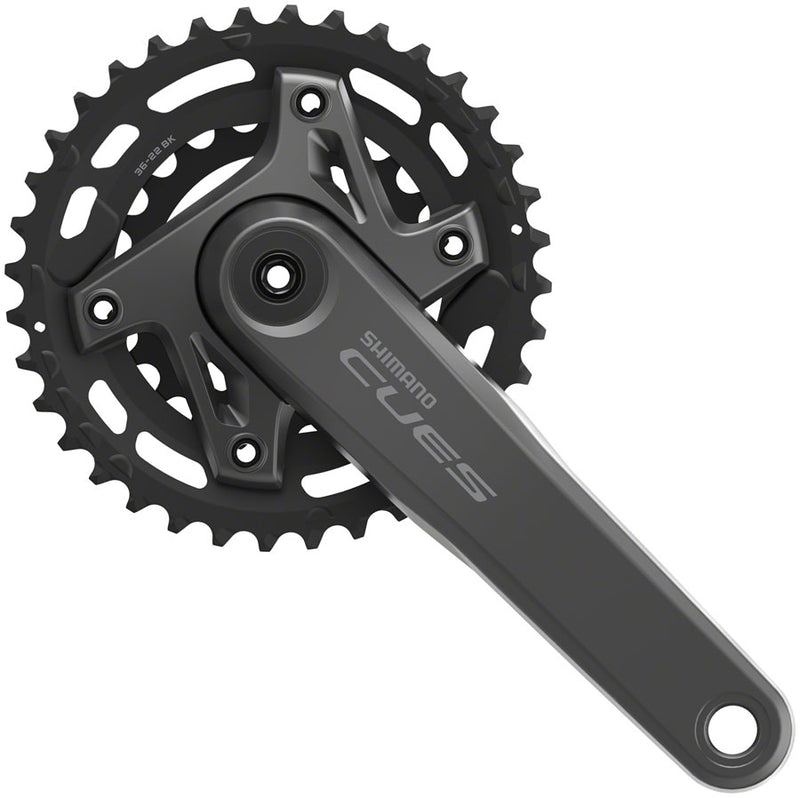 Load image into Gallery viewer, Shimano-CUES-FC-U6000-2-Crankset-175-mm-Double-9-Speed-CKST2598-Bicycle-Crankset