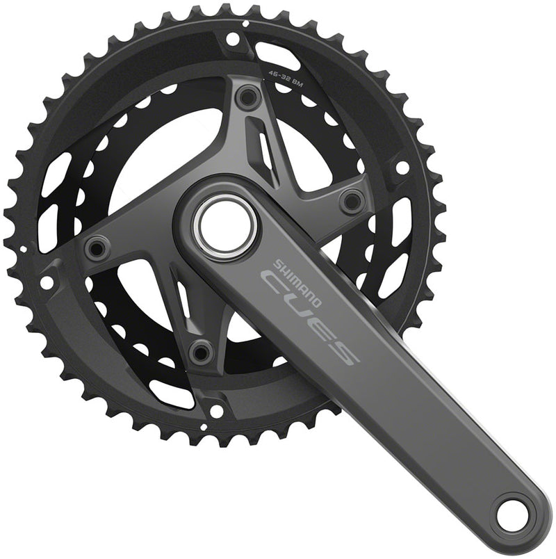Load image into Gallery viewer, Shimano-CUES-FC-U6010-2-Crankset-170-mm-Double-11-Speed-CKST2611-Bicycle-Crankset