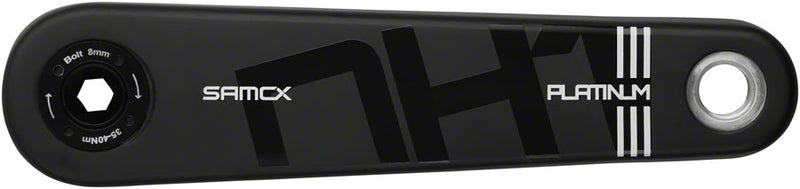 Load image into Gallery viewer, Samox Platinum DH-1 Carbon Crankset - 160mm, 3-Bolt, Direct Mount, DUB Spindle, Black