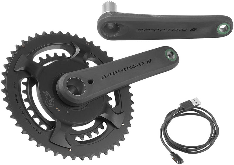 Load image into Gallery viewer, Campagnolo Super Record S Wireless Power Meter Crankset - 172.5mm, 12-Speed, 52/36t, Campy 121/88 Asym BCD, Ultra Torque