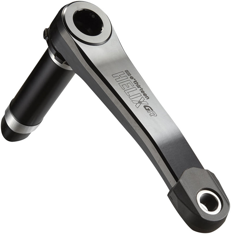 Load image into Gallery viewer, e*thirteen Helix Race GR Crankset - 160mm, 73mm, 30mm Spindle with e*thirteen P3 Connect Interface, Black
